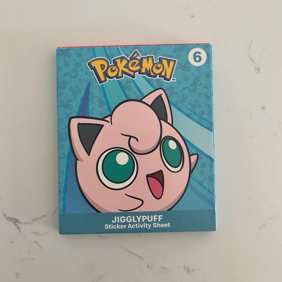 2024 McDonald’s Pokémon Sticker Activity Sheet – Jigglypuff (#6) Exclusive - Picture 1 of 6
